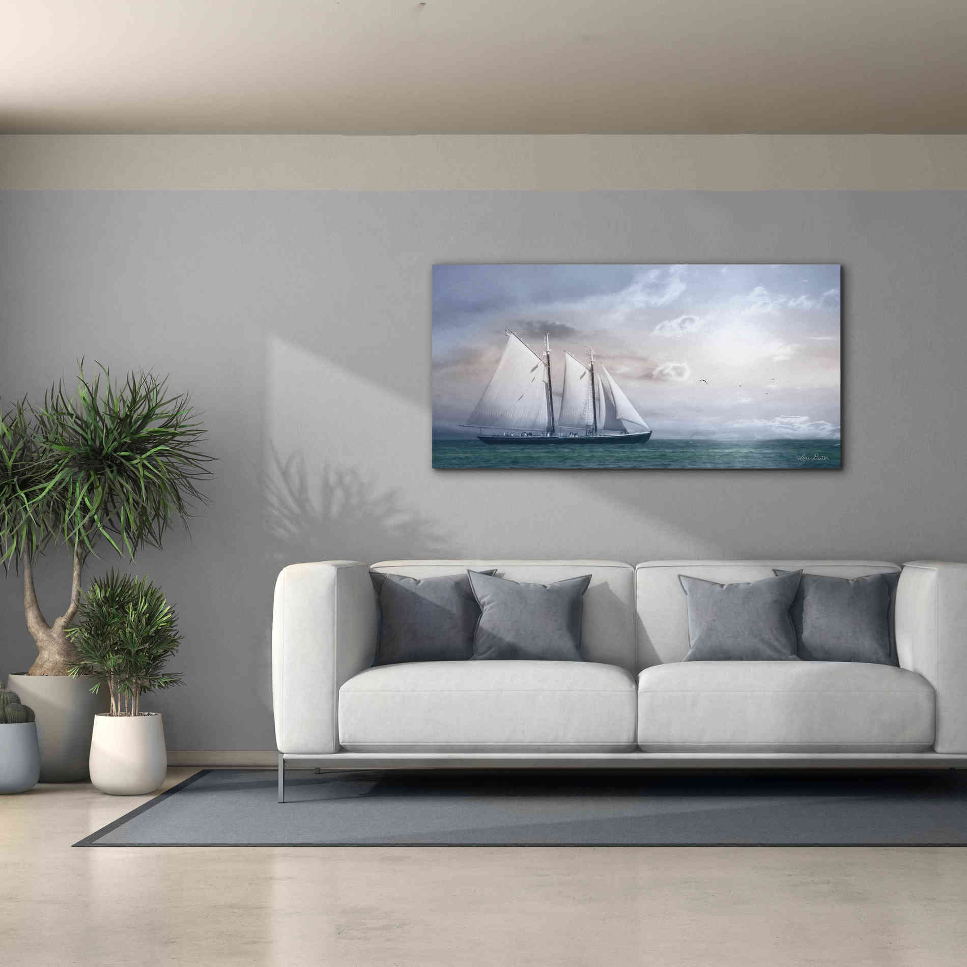 'Adventure on the Seas' by Lori Deiter, Canvas Wall Art,60 x 30