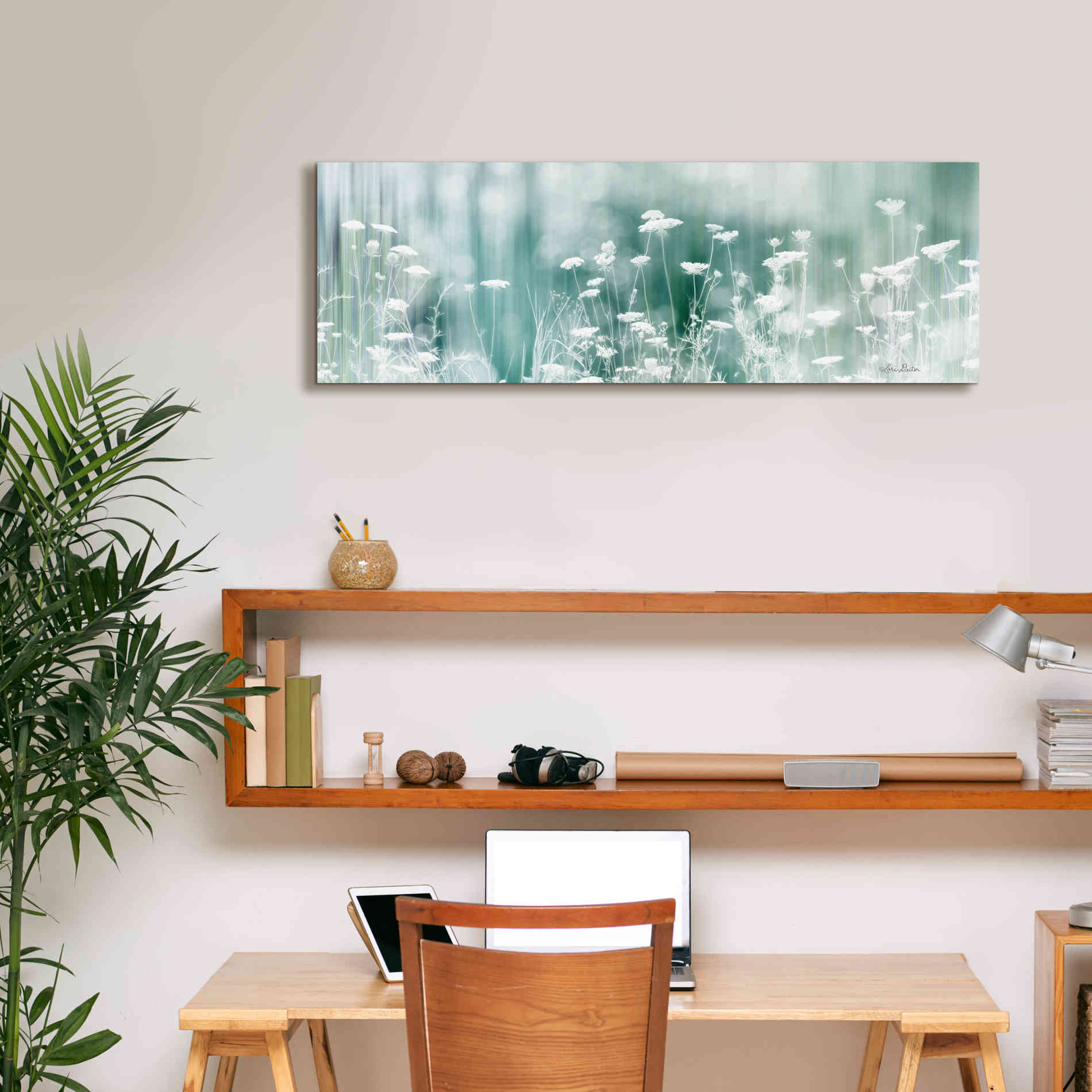 'Dreamy Meadow' by Lori Deiter, Canvas Wall Art,36 x 12