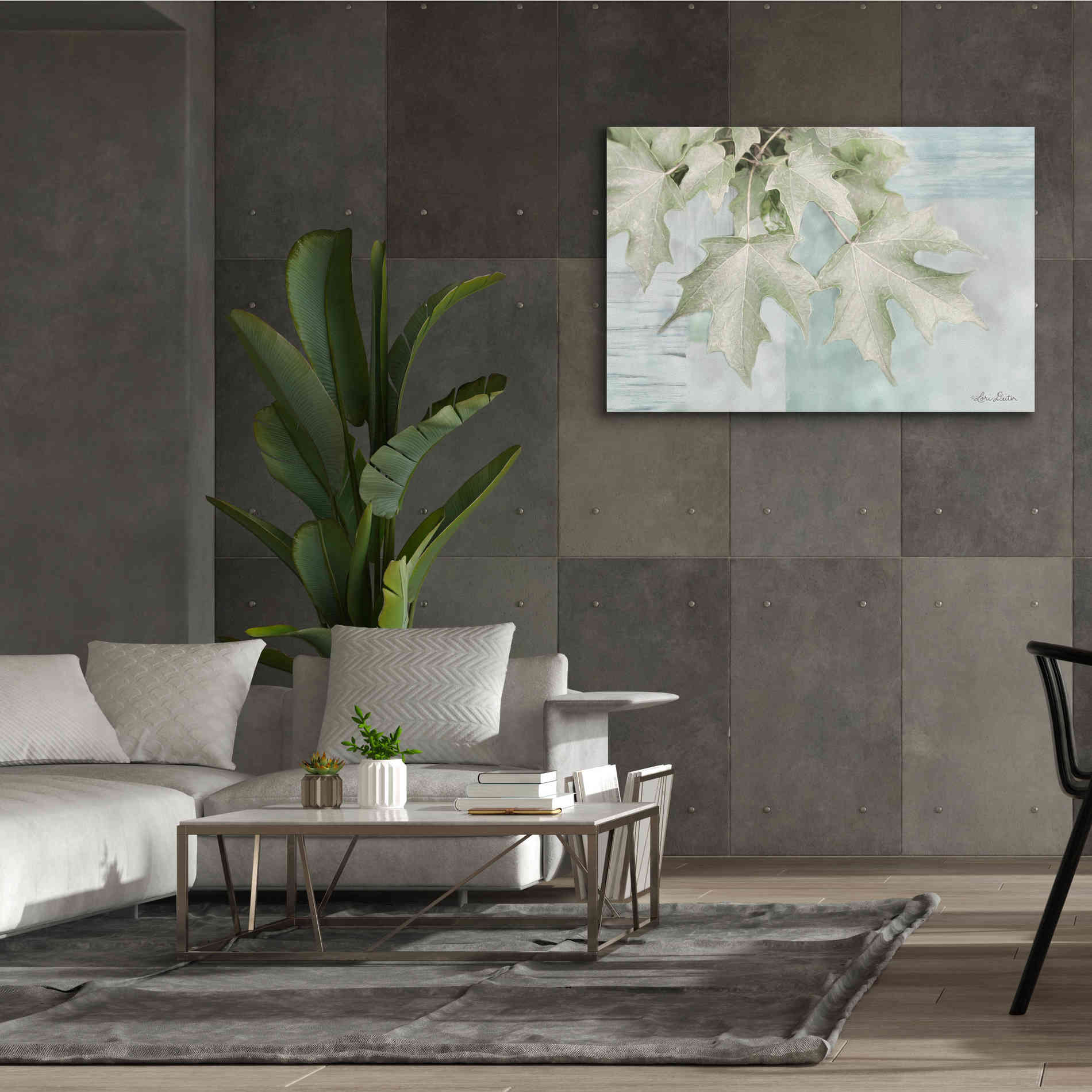 'The Maple Leaves' by Lori Deiter, Canvas Wall Art,60 x 40
