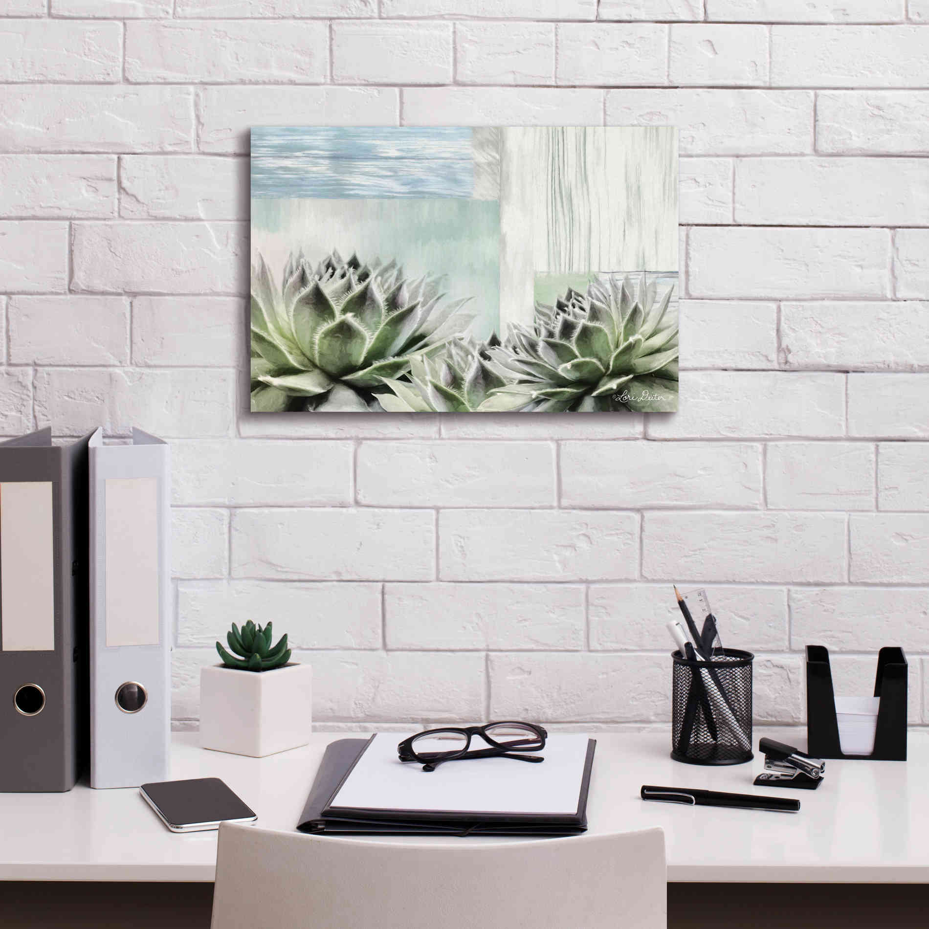 'Grow in Grace' by Lori Deiter, Canvas Wall Art,18 x 12