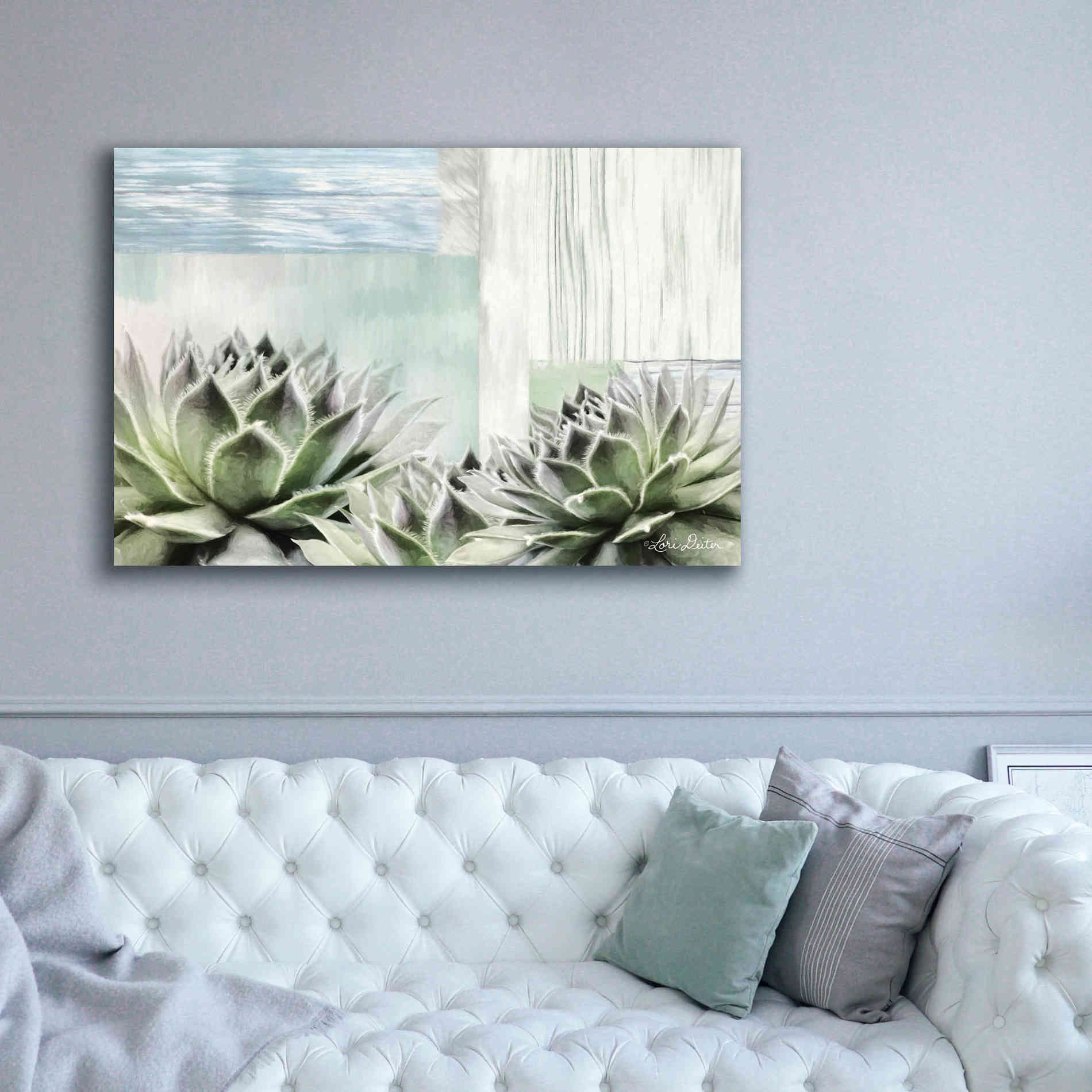 'Grow in Grace' by Lori Deiter, Canvas Wall Art,60 x 40