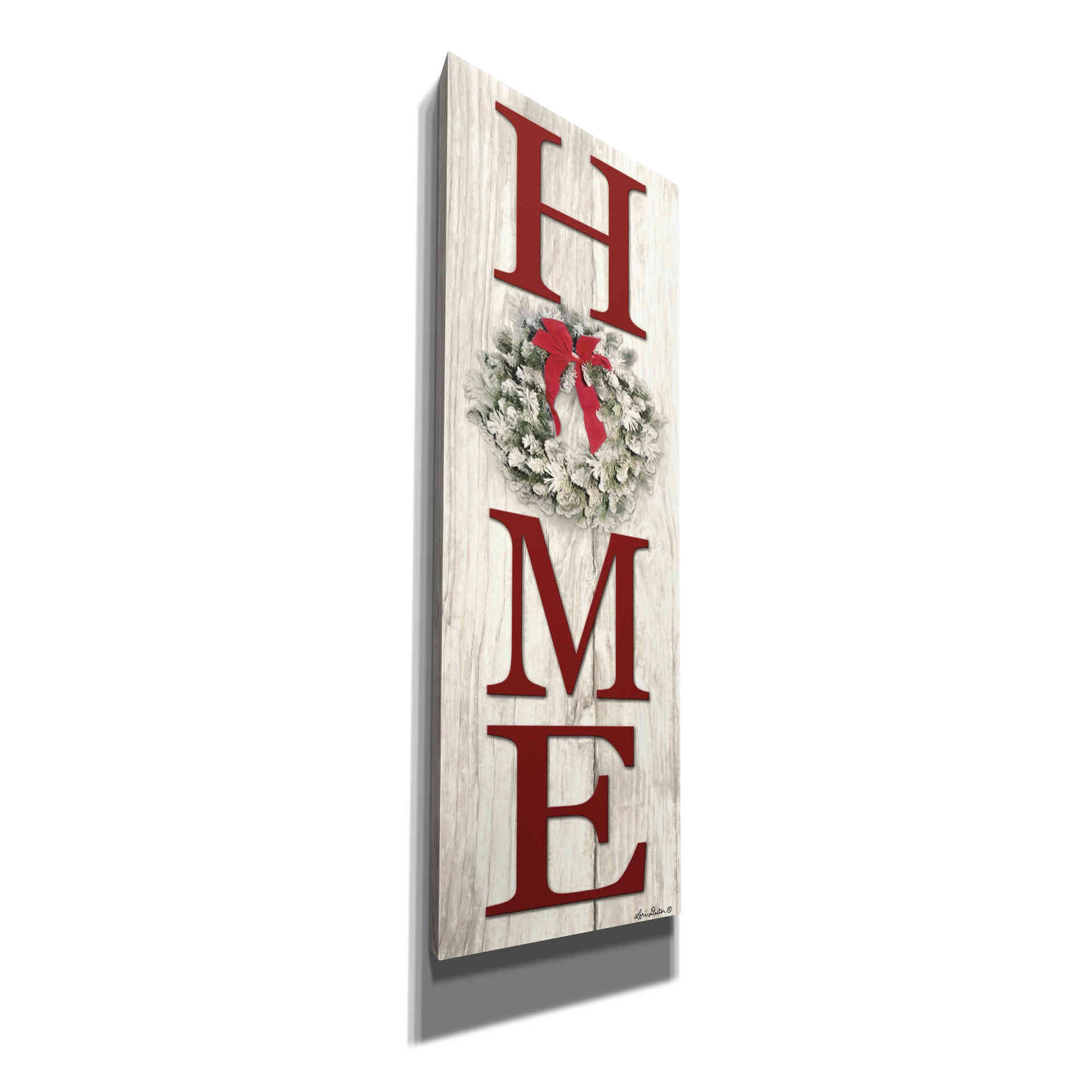 'Christmas Home Vertical I' by Lori Deiter, Canvas Wall Art