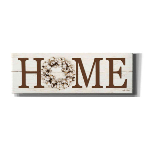 Image of 'Cotton Wreath Home Vertical' by Lori Deiter, Canvas Wall Art