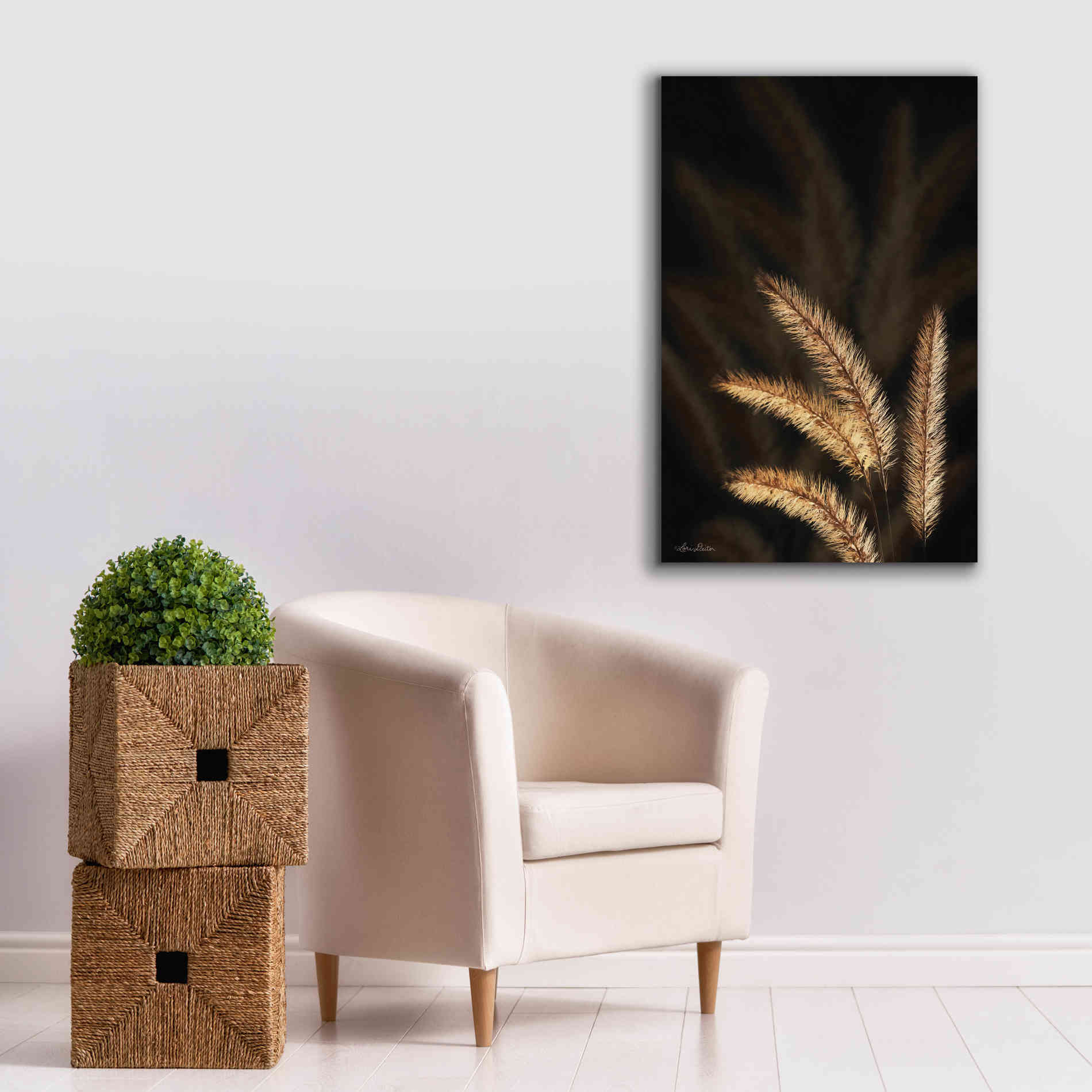 'Golden Grass I' by Lori Deiter, Canvas Wall Art,26 x 40