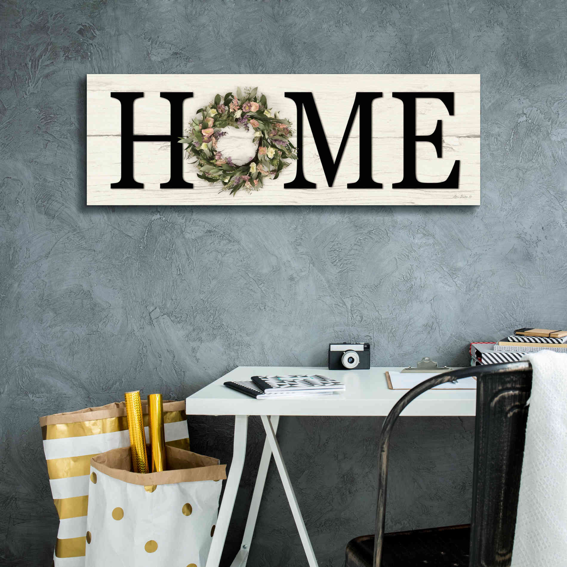 'Summer Home' by Lori Deiter, Canvas Wall Art,36 x 12