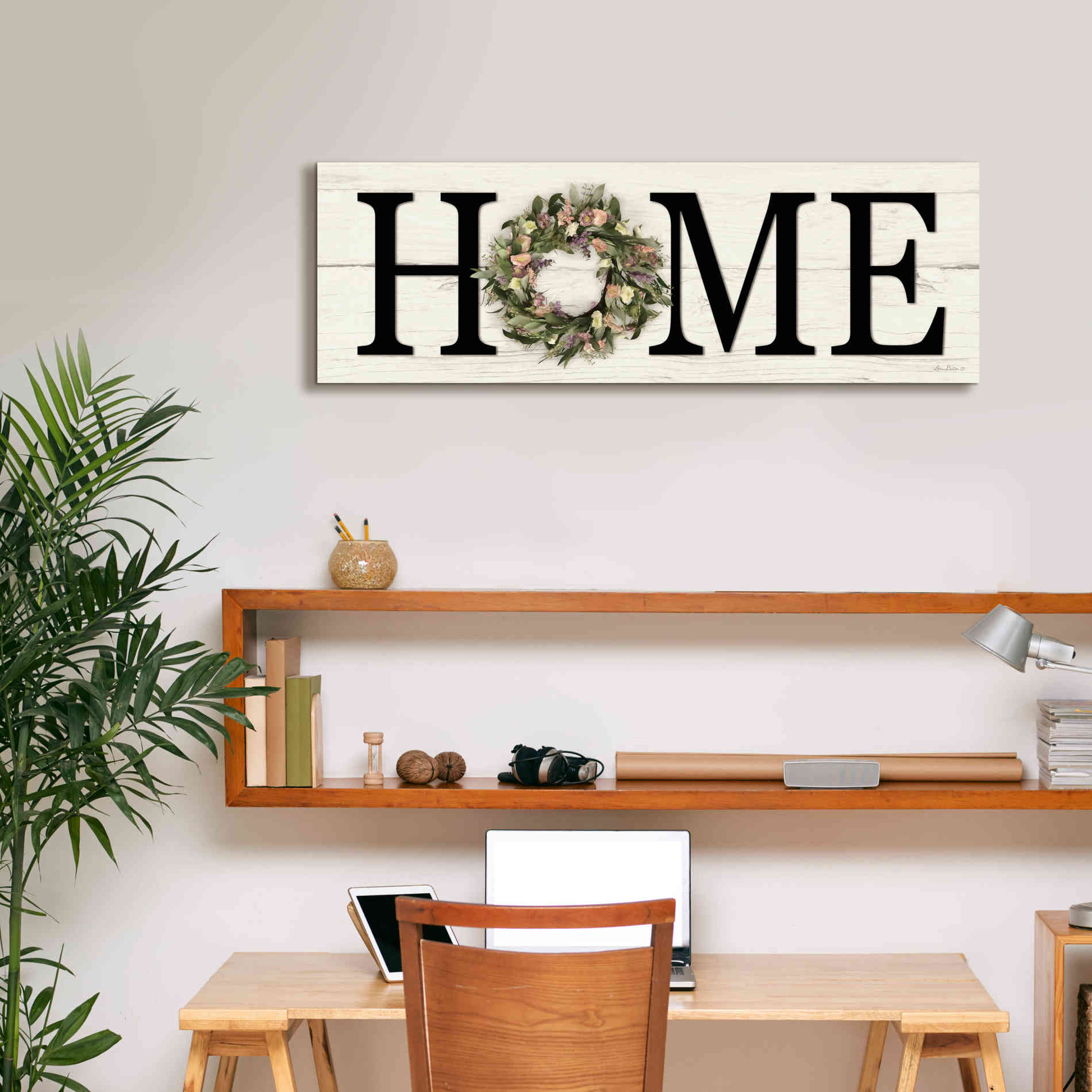 'Summer Home' by Lori Deiter, Canvas Wall Art,36 x 12