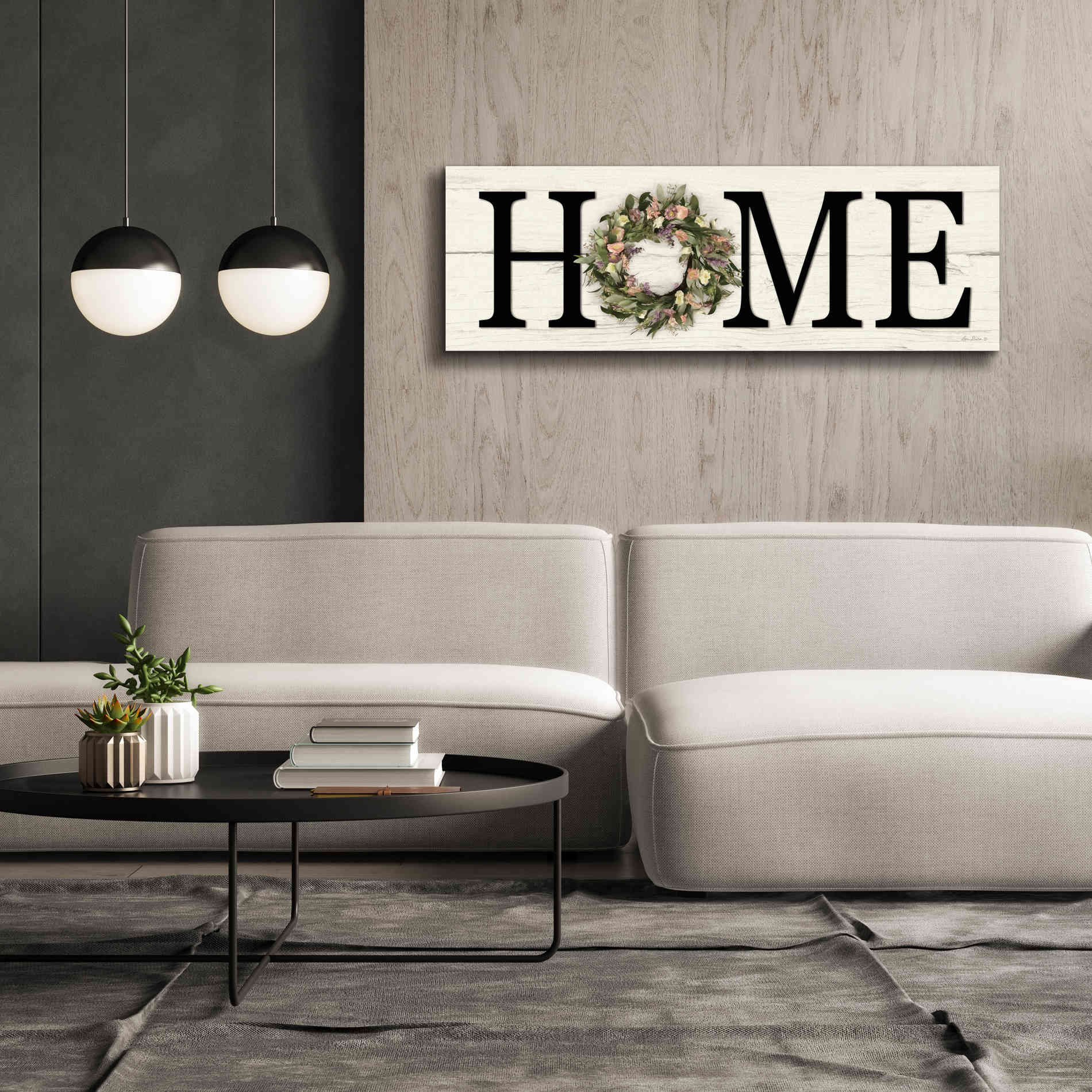 'Summer Home' by Lori Deiter, Canvas Wall Art,60 x 20