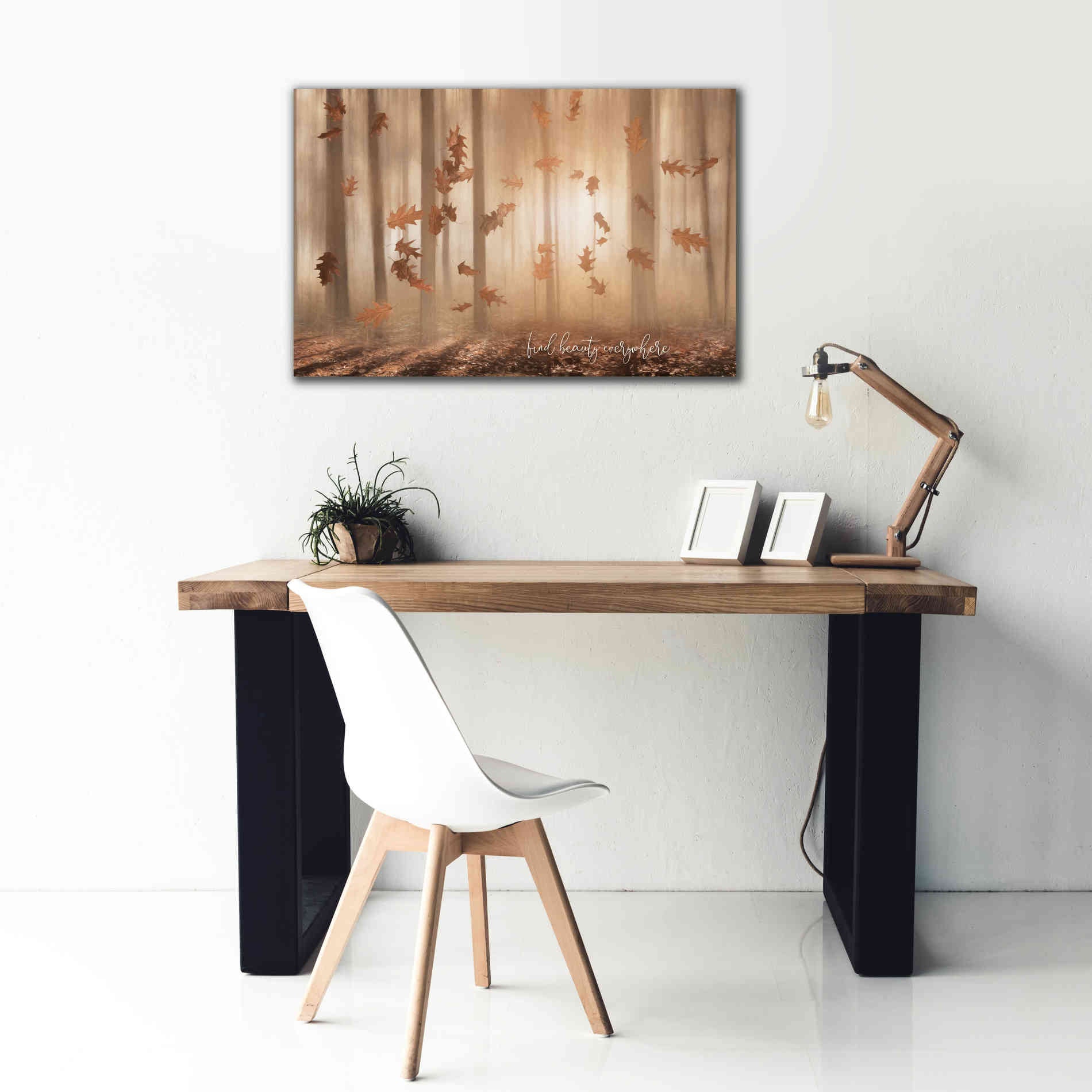 'Find Beauty Everywhere' by Lori Deiter, Canvas Wall Art,40 x 26