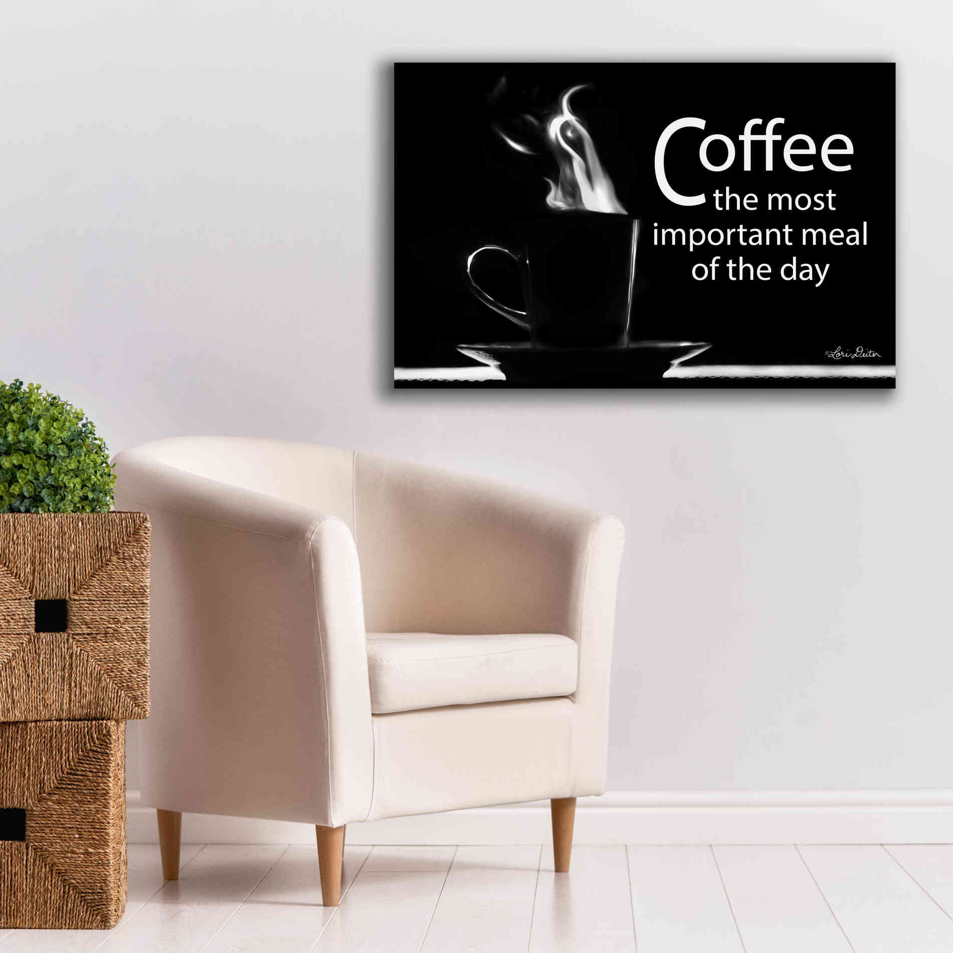 'Most Important Meal' by Lori Deiter, Canvas Wall Art,40 x 26