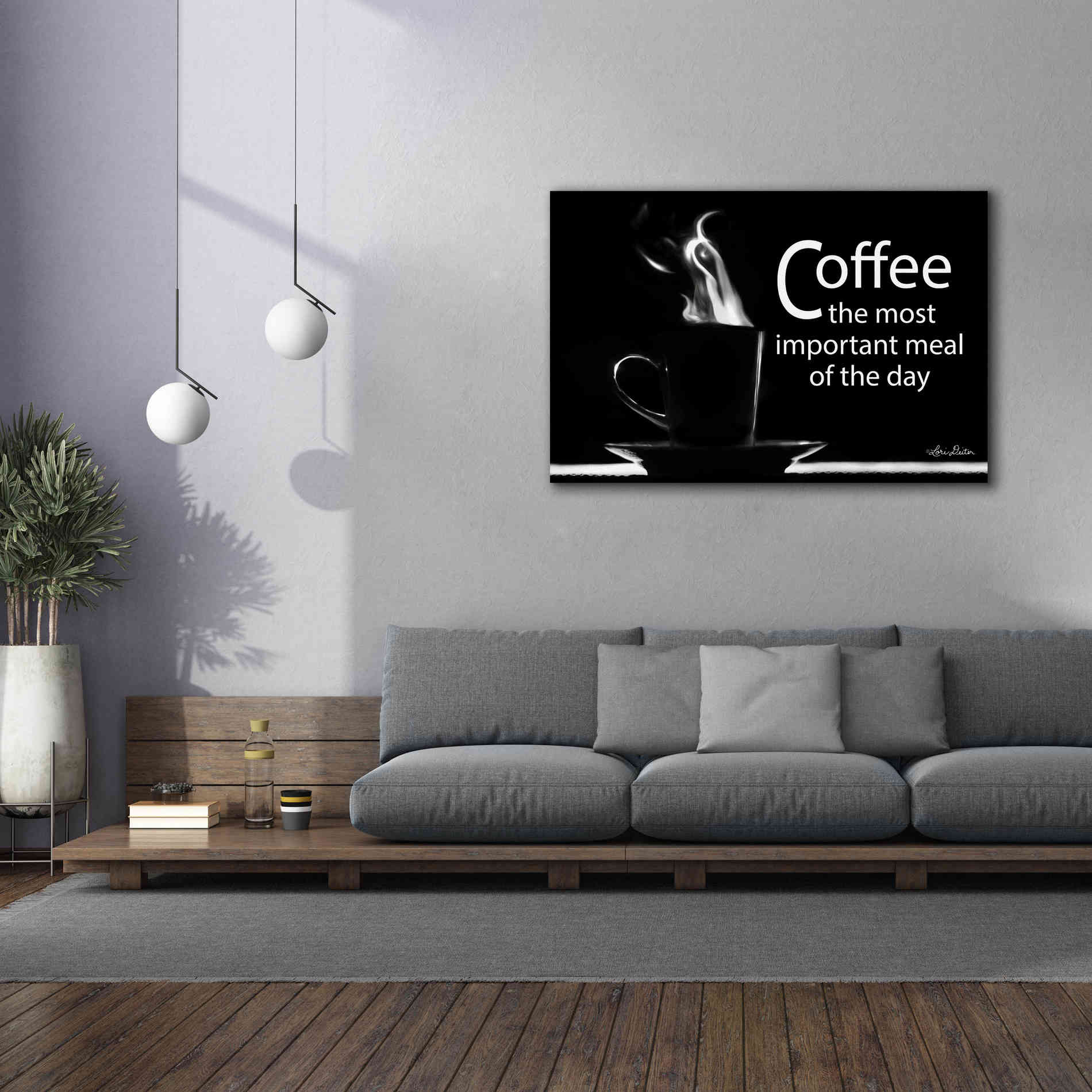 'Most Important Meal' by Lori Deiter, Canvas Wall Art,60 x 40