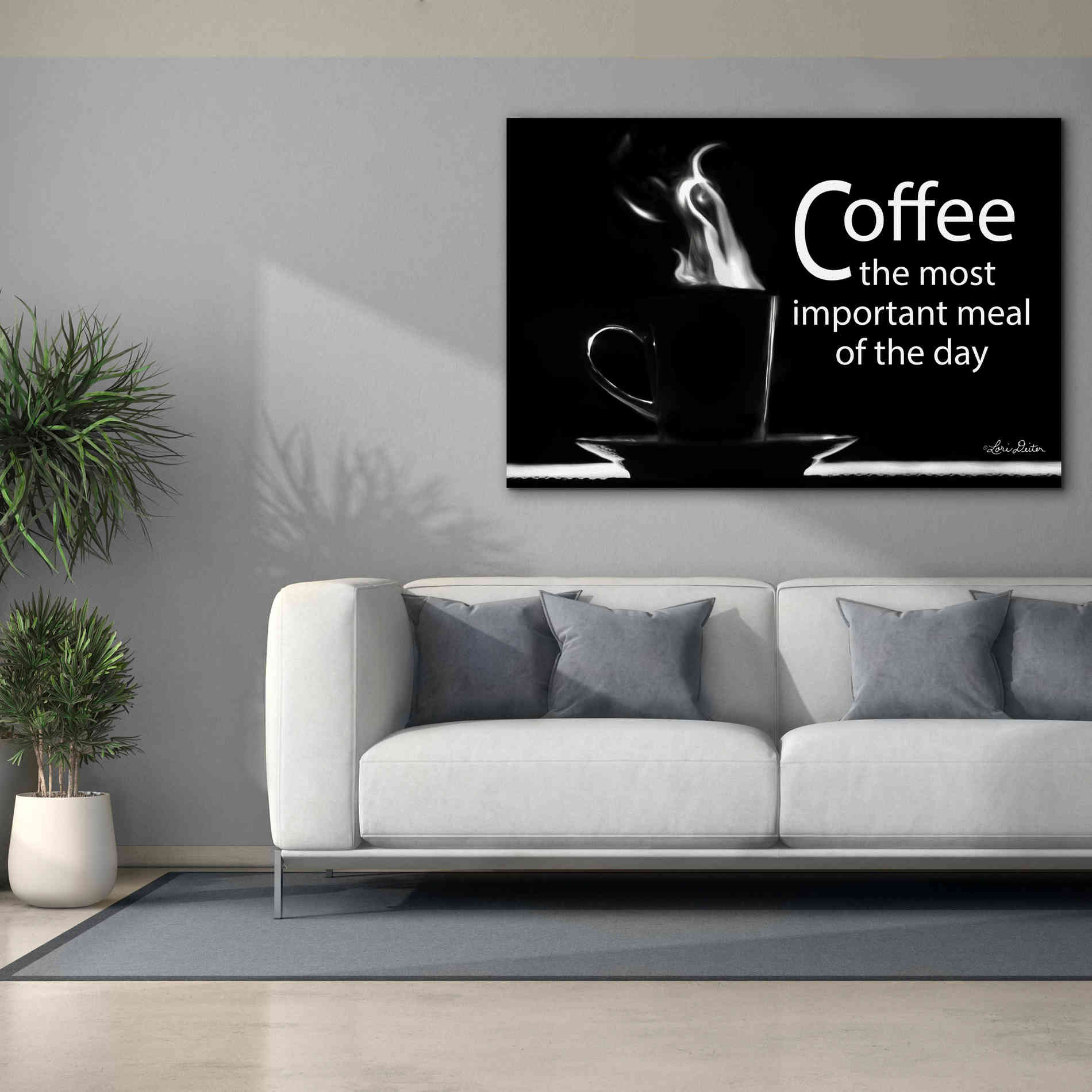'Most Important Meal' by Lori Deiter, Canvas Wall Art,60 x 40