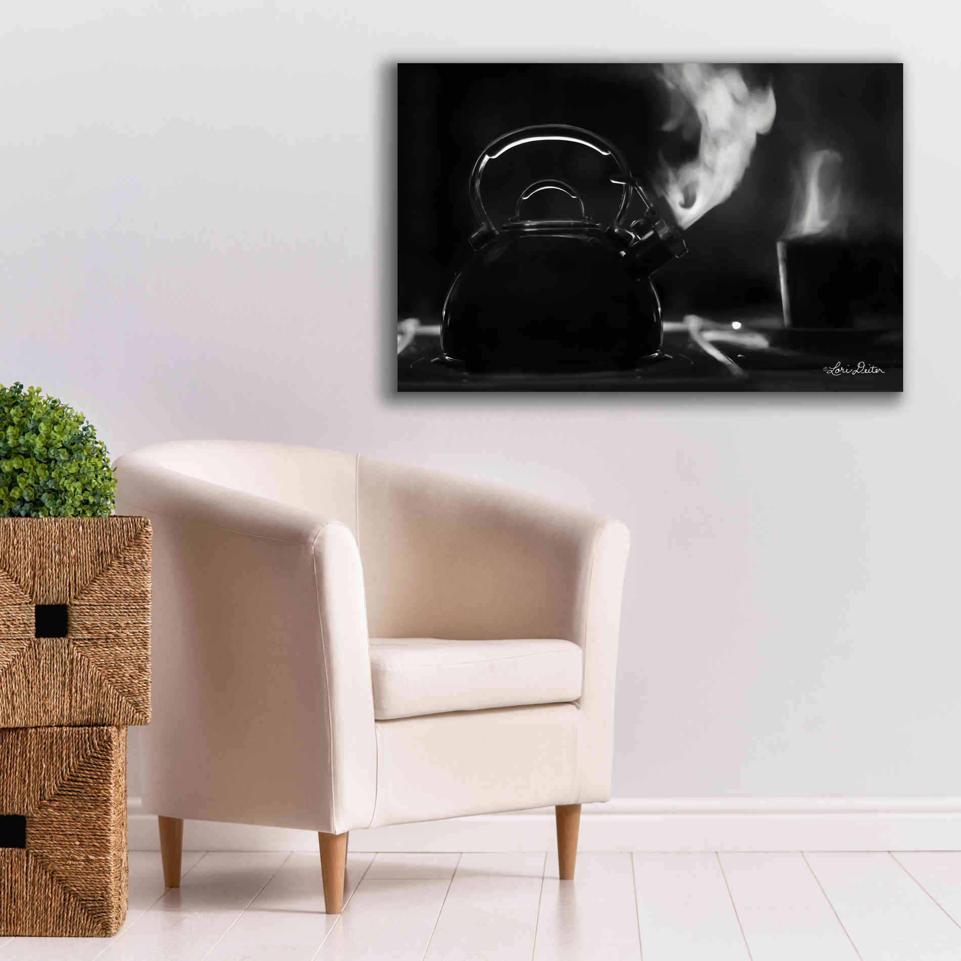 'Tea Time I' by Lori Deiter, Canvas Wall Art,40 x 26