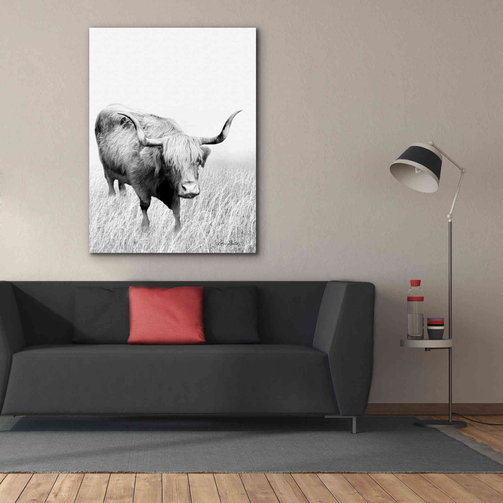 'Kiss My Hairy Face' by Lori Deiter, Canvas Wall Art,40 x 54