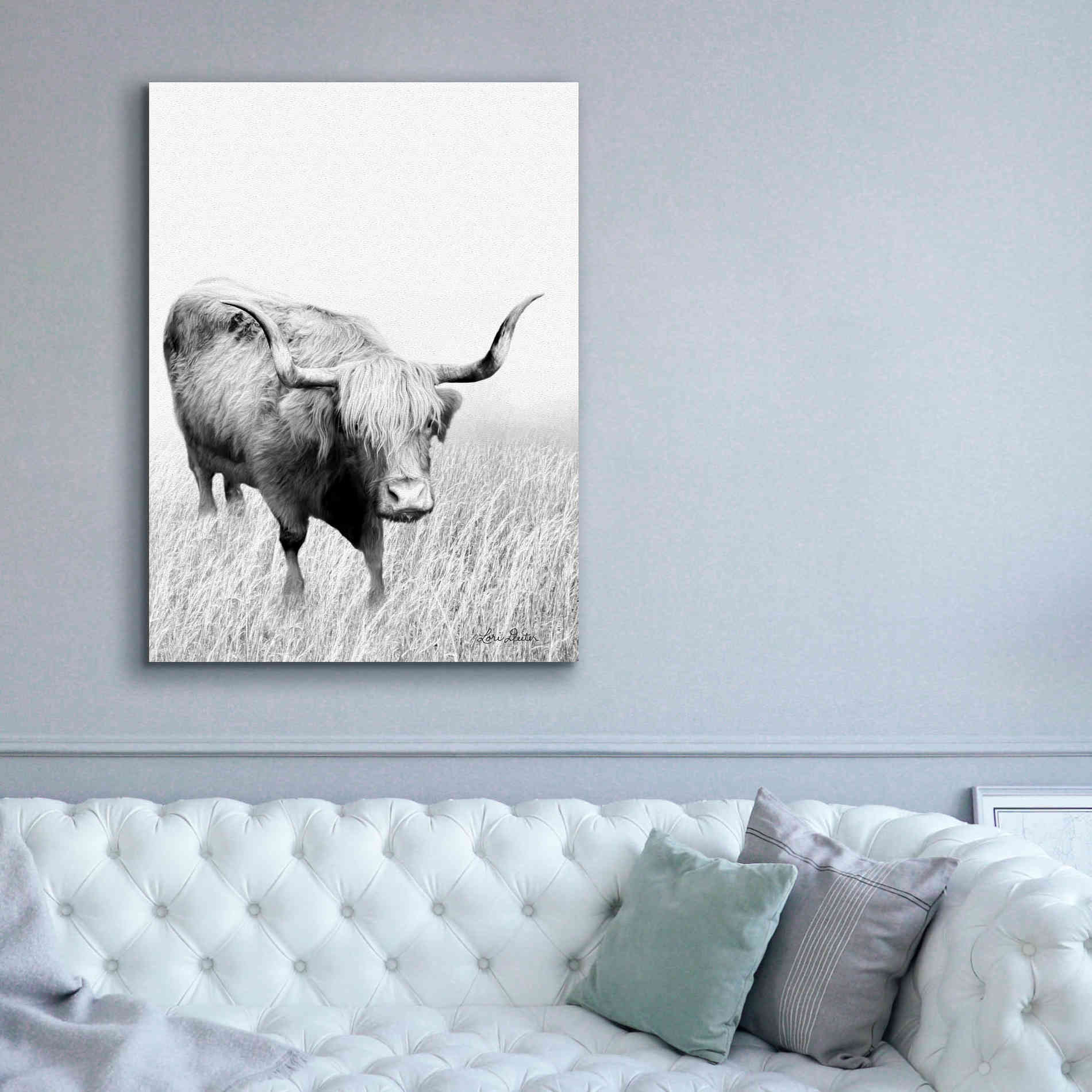 'Kiss My Hairy Face' by Lori Deiter, Canvas Wall Art,40 x 54