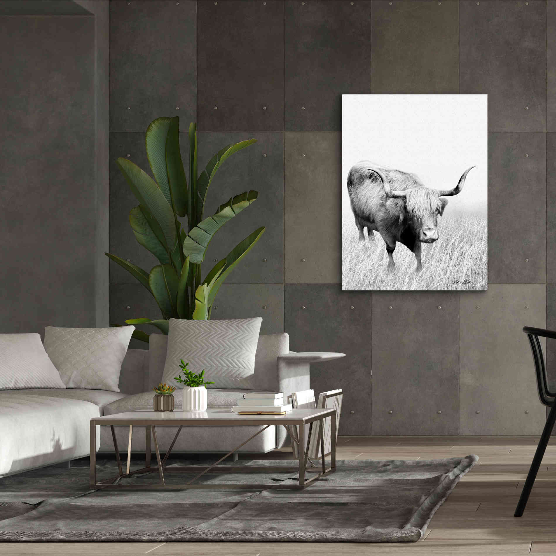 'Kiss My Hairy Face' by Lori Deiter, Canvas Wall Art,40 x 54