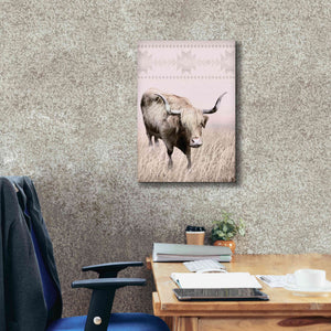 'Rosie the Cow' by Lori Deiter, Canvas Wall Art,18 x 26