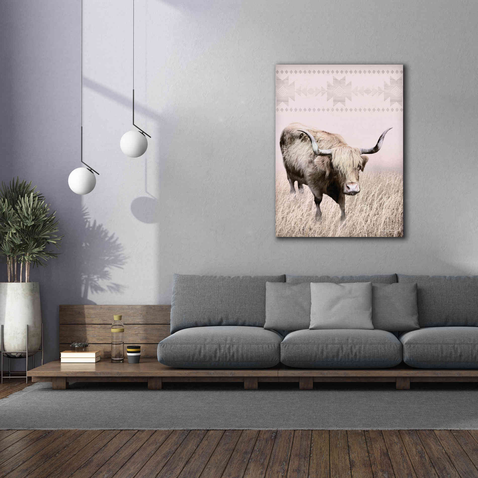 'Rosie the Cow' by Lori Deiter, Canvas Wall Art,40 x 54