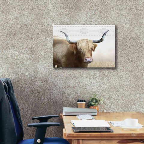 Image of 'Get Your Horns Up' by Lori Deiter, Canvas Wall Art,26 x 18