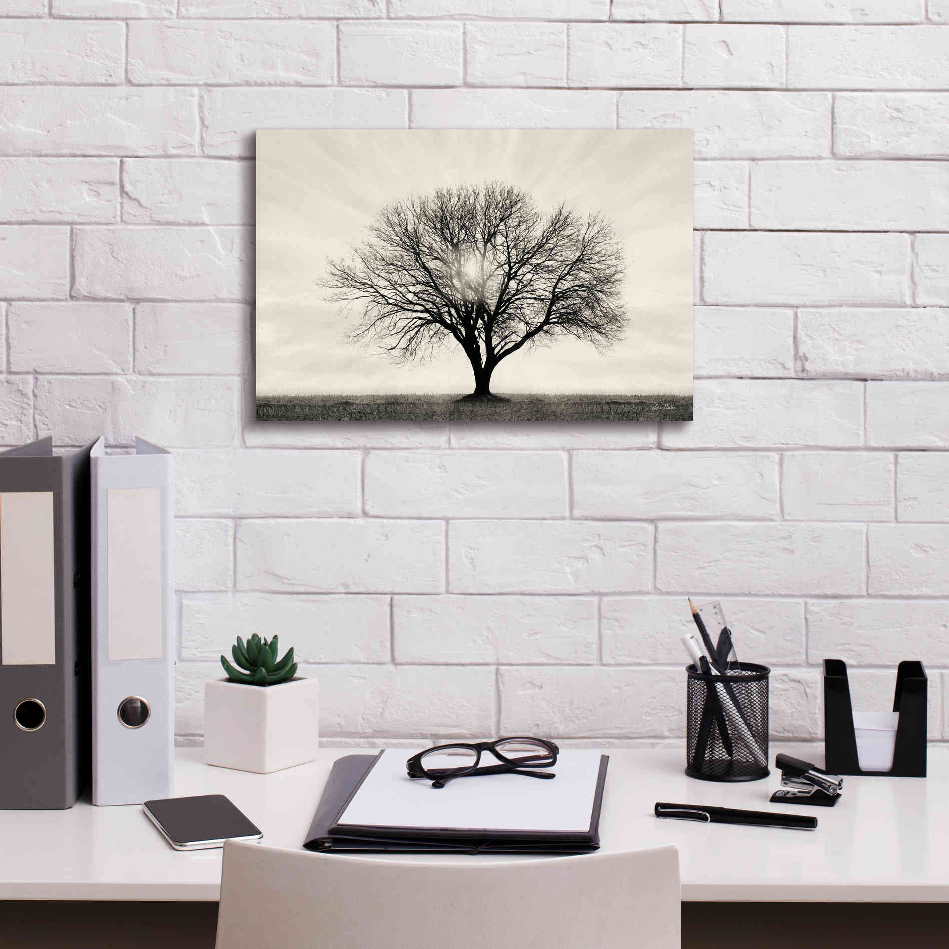 'Grow in Different Directions' by Lori Deiter, Canvas Wall Art,18 x 12