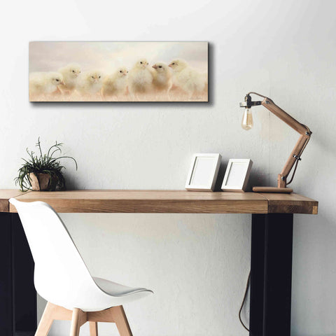 Image of 'Spring Line Up' by Lori Deiter, Canvas Wall Art,36 x 12