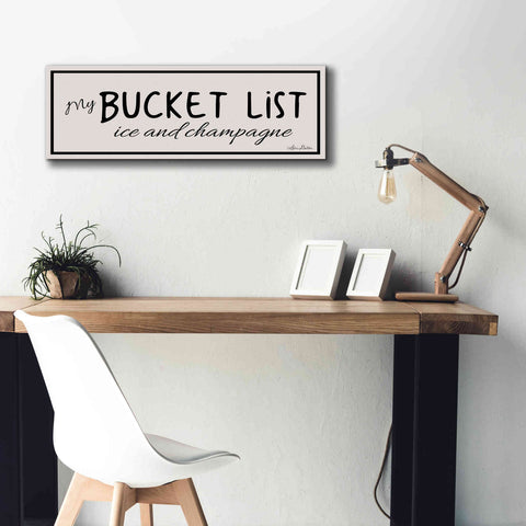 Image of 'My Bucket List' by Lori Deiter, Canvas Wall Art,36 x 12