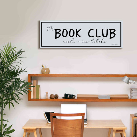 Image of 'My Book Club' by Lori Deiter, Canvas Wall Art,36 x 12