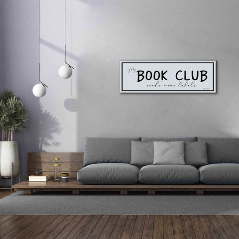 Image of 'My Book Club' by Lori Deiter, Canvas Wall Art,60 x 20
