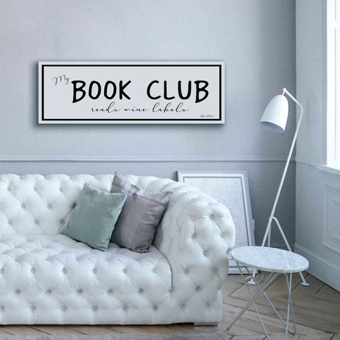 Image of 'My Book Club' by Lori Deiter, Canvas Wall Art,60 x 20