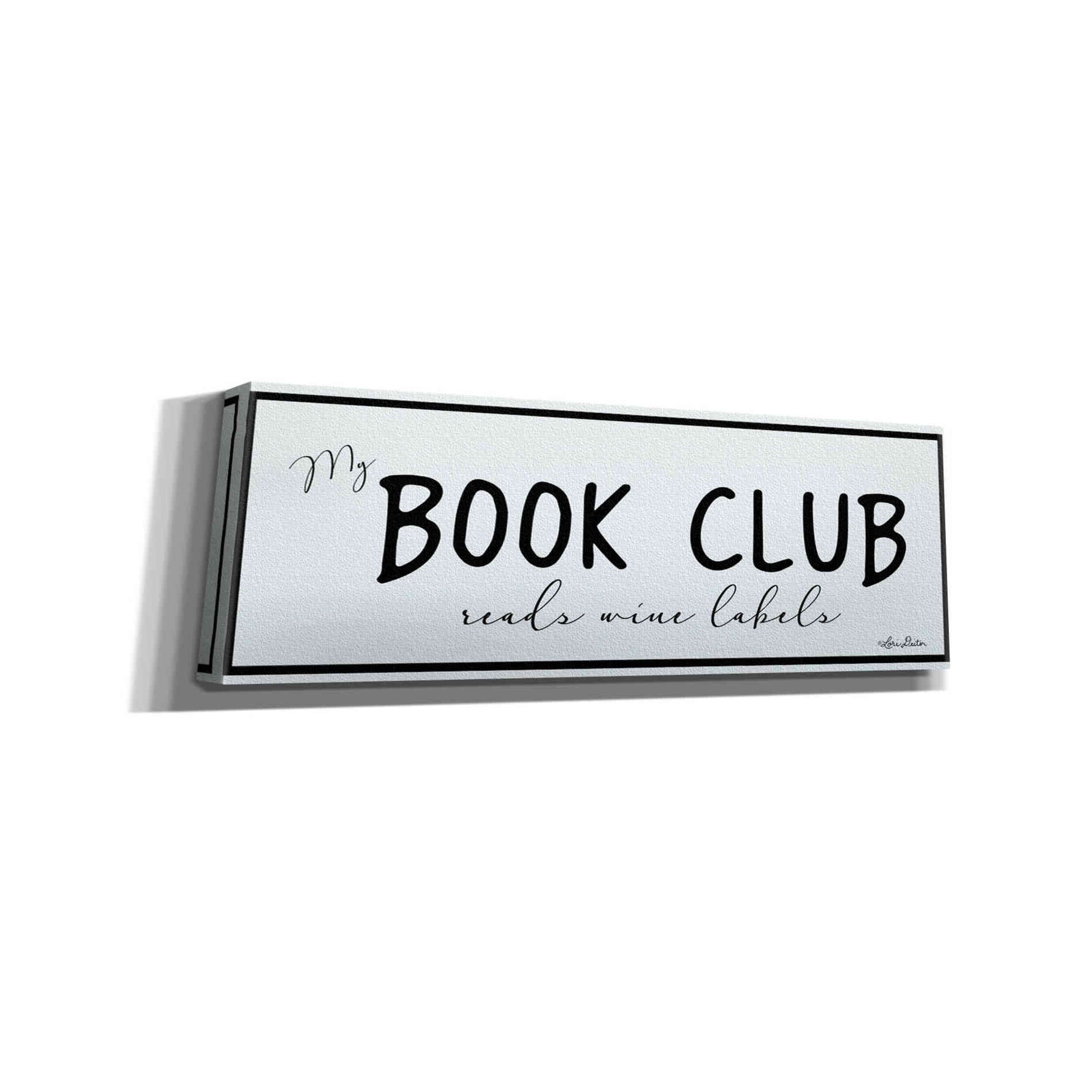 'My Book Club' by Lori Deiter, Canvas Wall Art