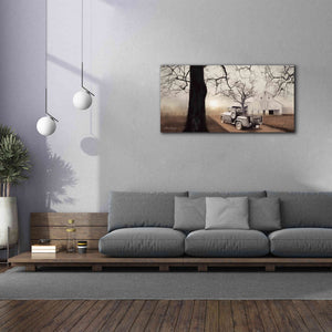 'Millersburg Sunrise with Truck' by Lori Deiter, Canvas Wall Art,60 x 30