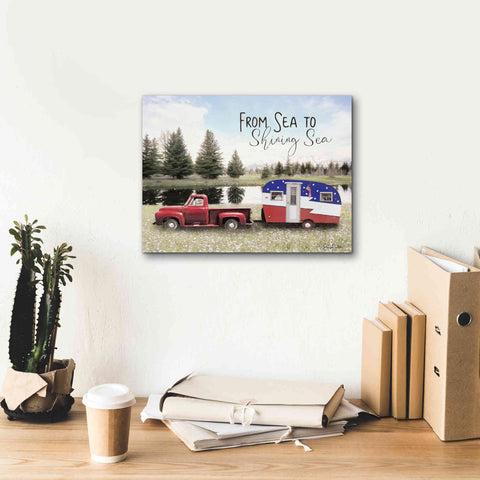 Image of 'American Camper' by Lori Deiter, Canvas Wall Art,16 x 12