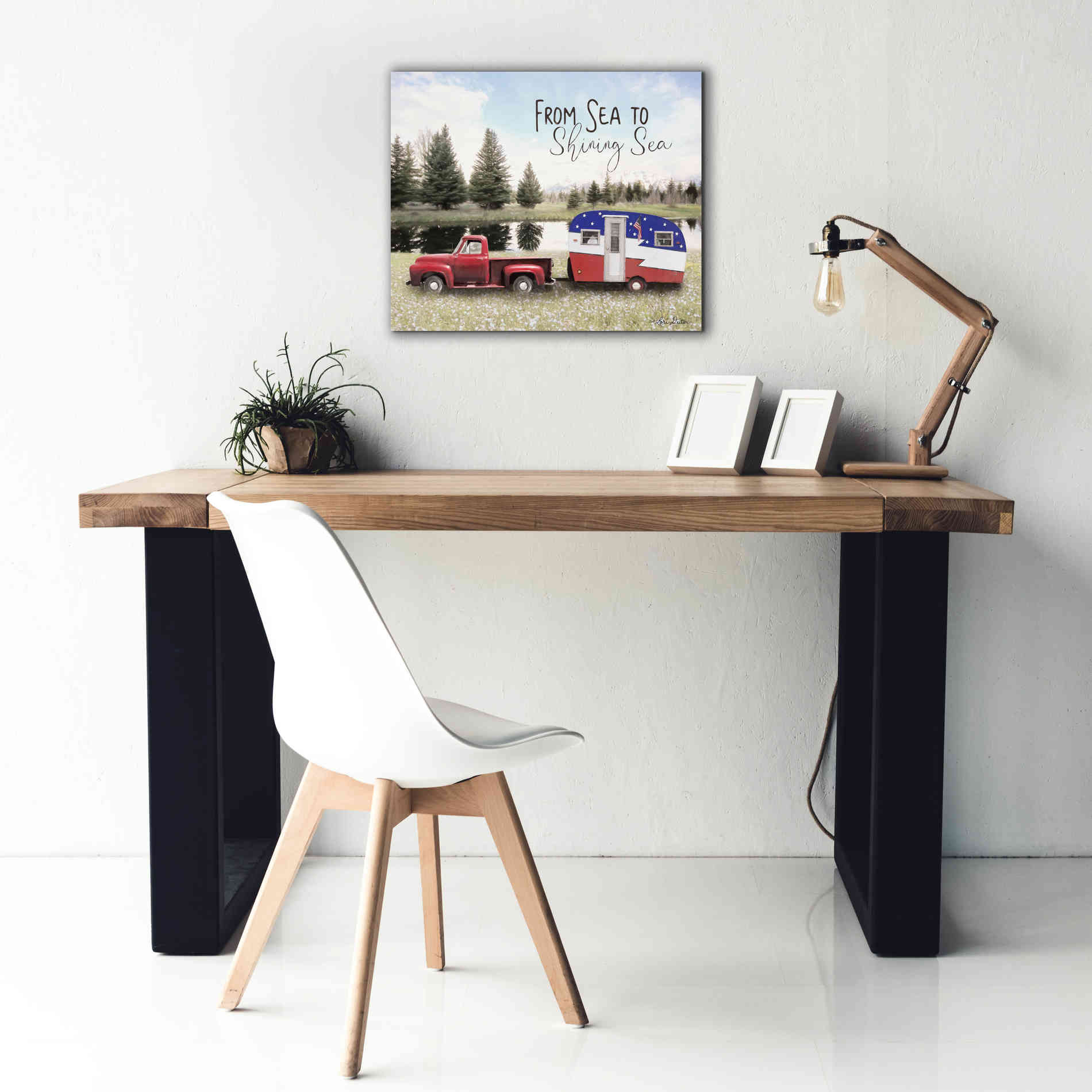 'American Camper' by Lori Deiter, Canvas Wall Art,24 x 20