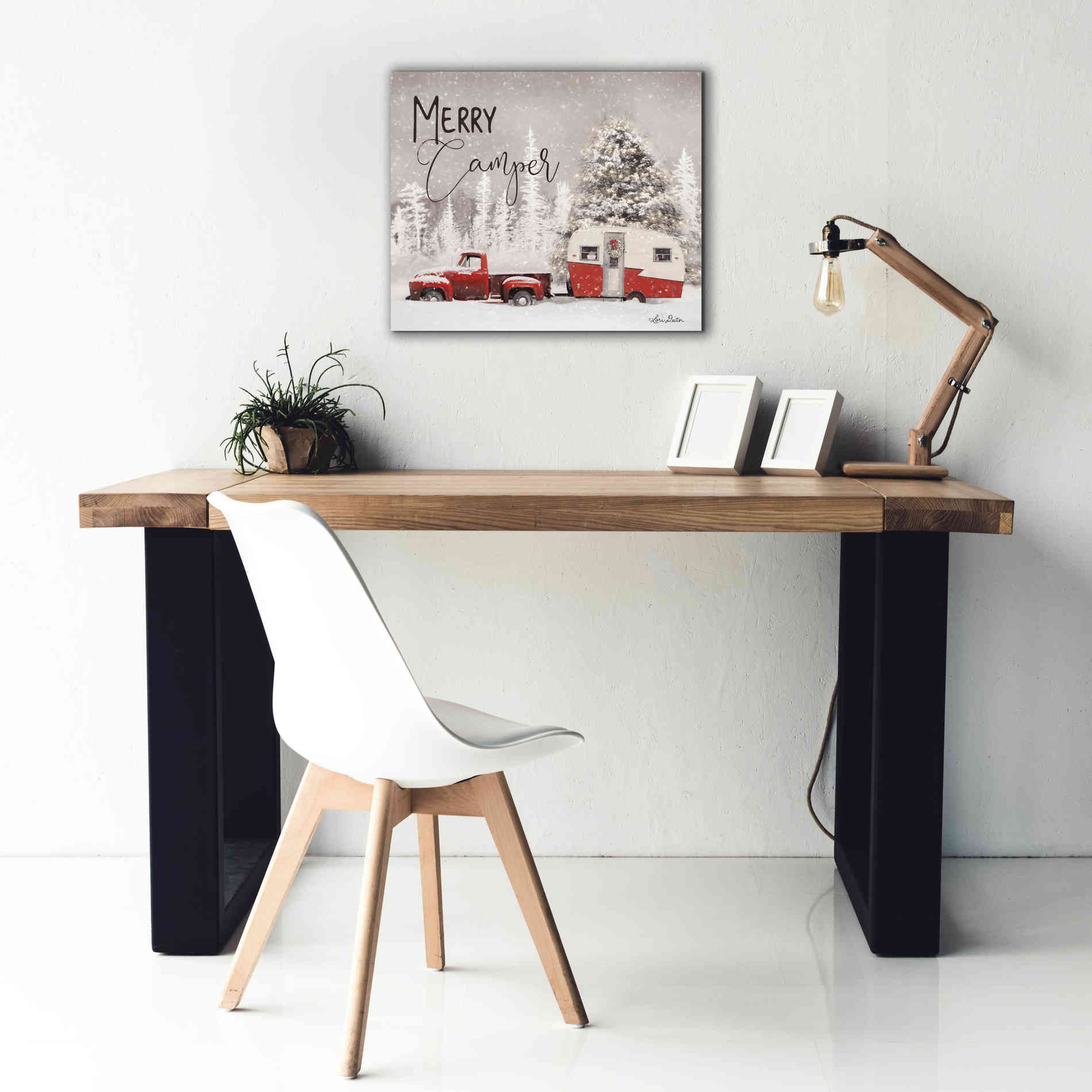 'Merry Camper' by Lori Deiter, Canvas Wall Art,24 x 20