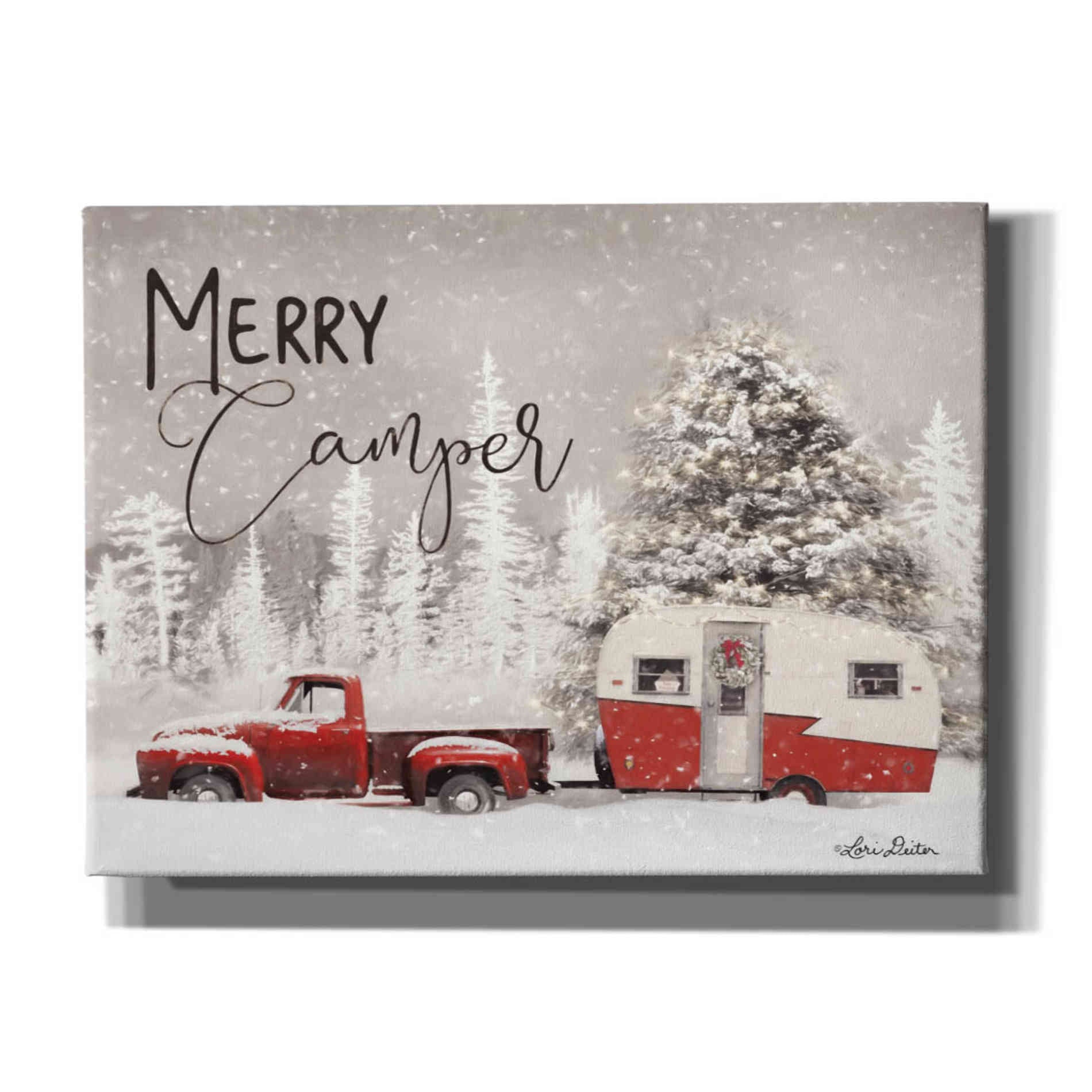 'Merry Camper' by Lori Deiter, Canvas Wall Art