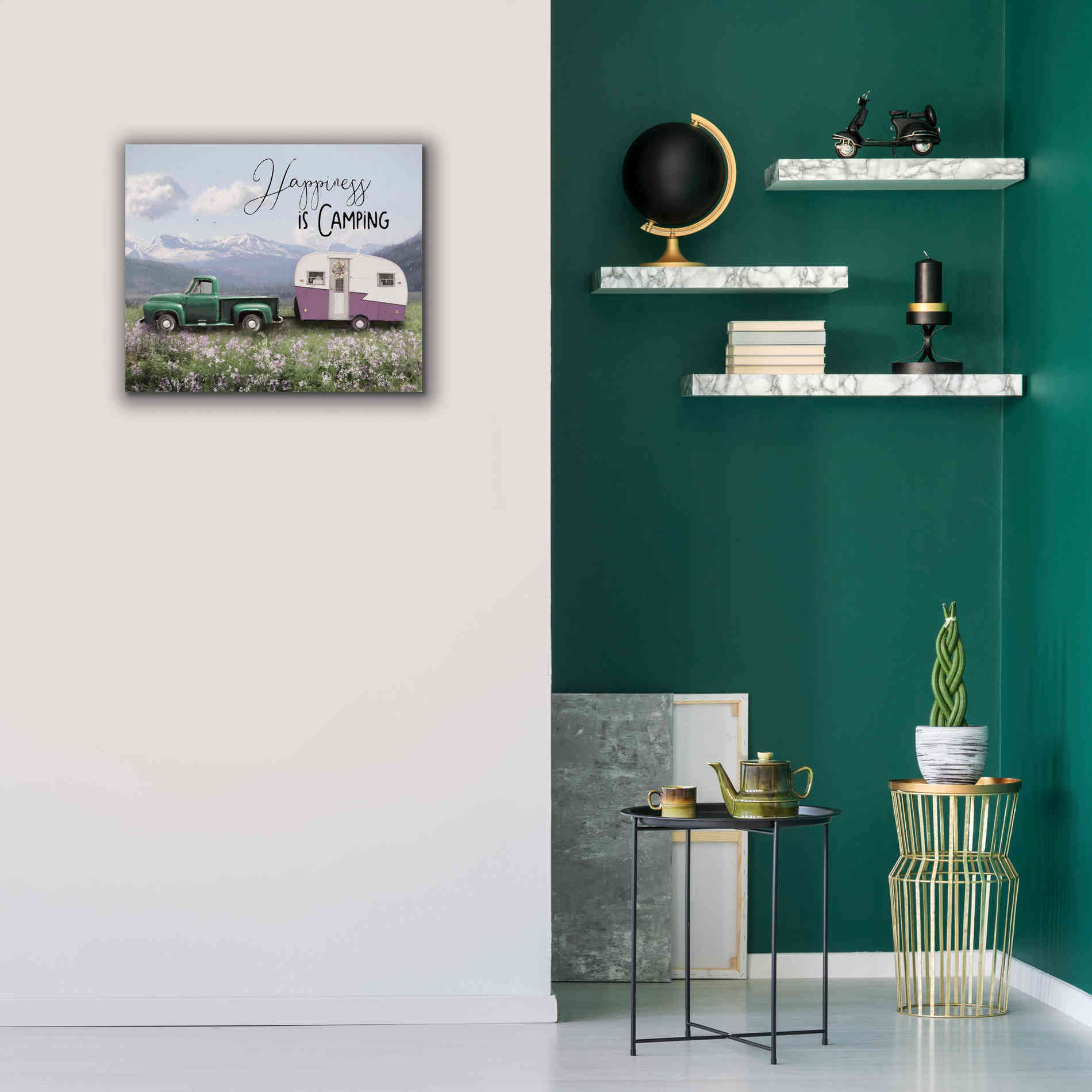 'Spring Camping I' by Lori Deiter, Canvas Wall Art,24 x 20