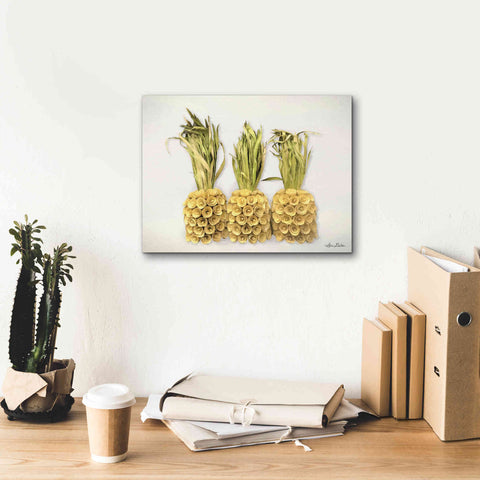 Image of 'Pineapples' by Lori Deiter, Canvas Wall Art,16 x 12