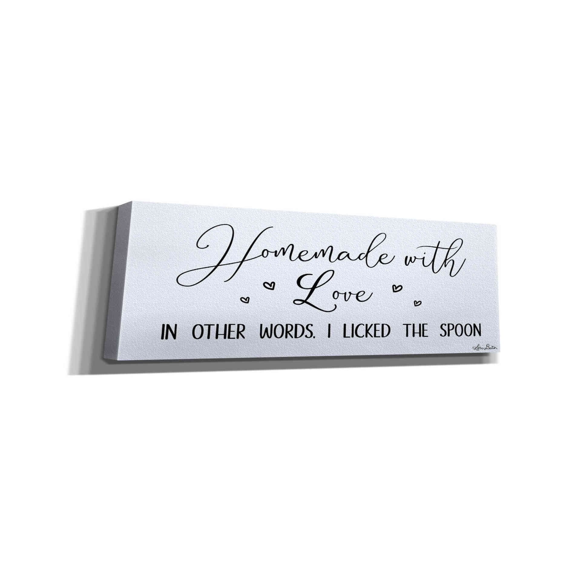 'Homemade with Love' by Lori Deiter, Canvas Wall Art