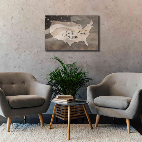 Image of 'Sweet Land of Liberty' by Lori Deiter, Canvas Wall Art,40 x 26