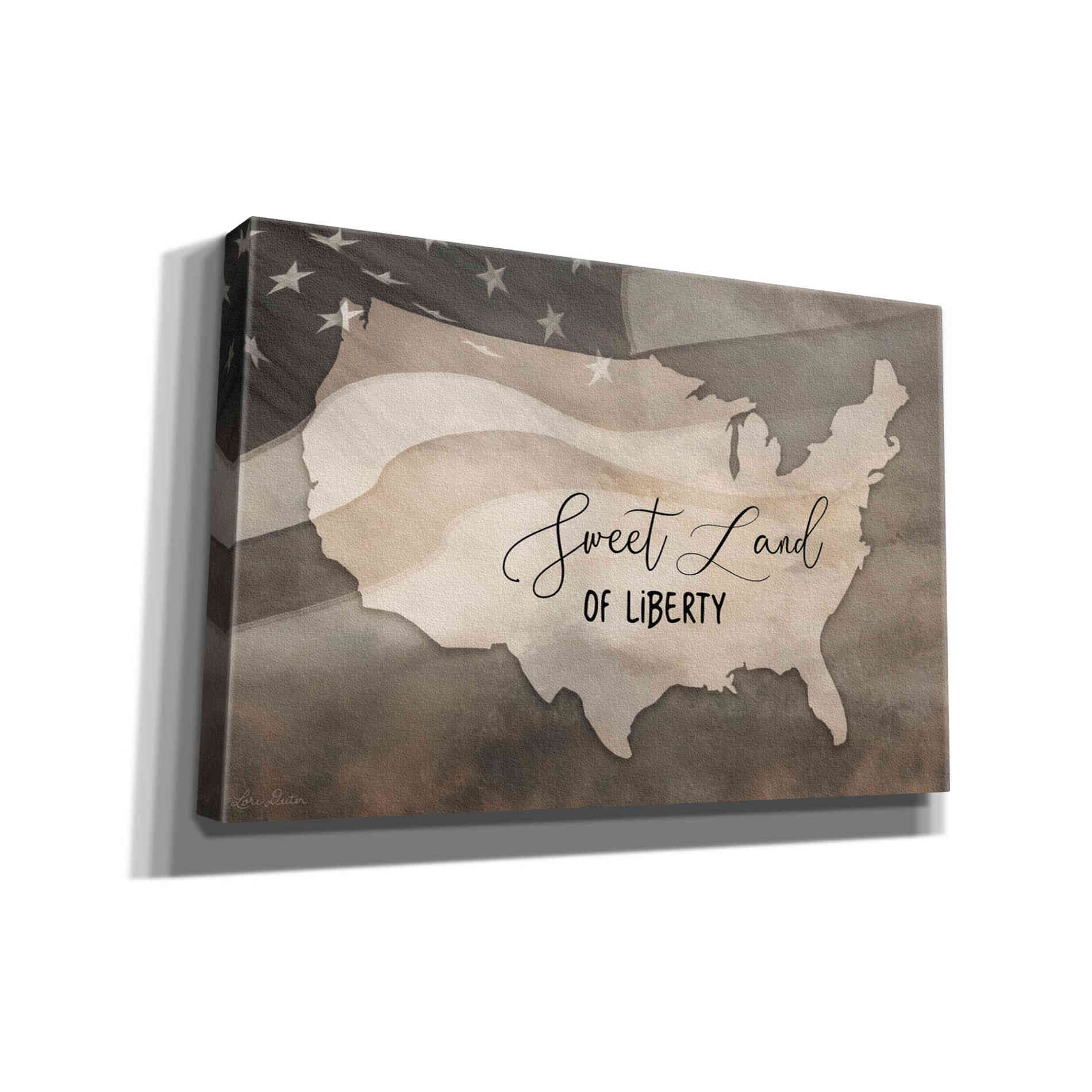 'Sweet Land of Liberty' by Lori Deiter, Canvas Wall Art