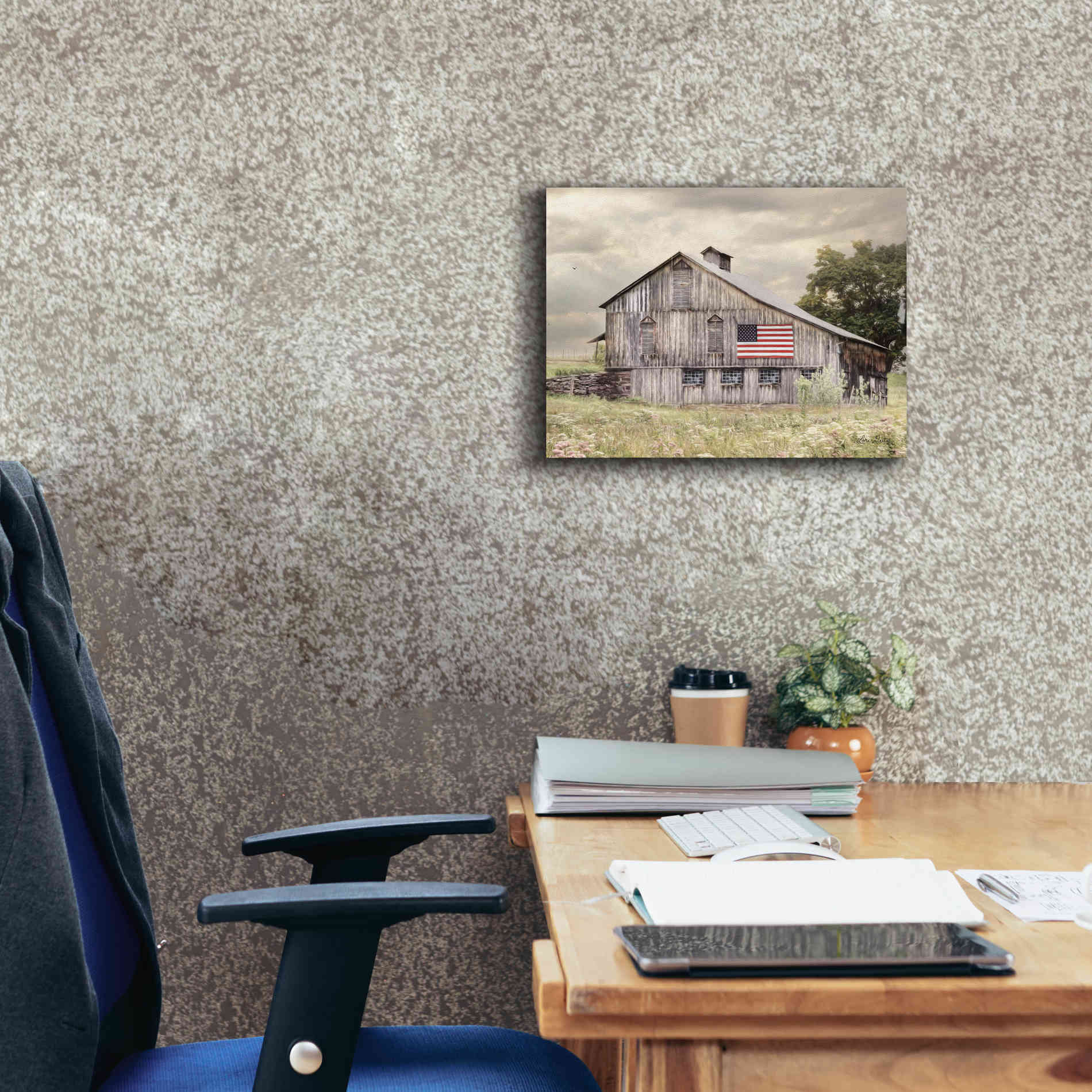 'Rural Virginia Barn' by Lori Deiter, Canvas Wall Art,16 x 12