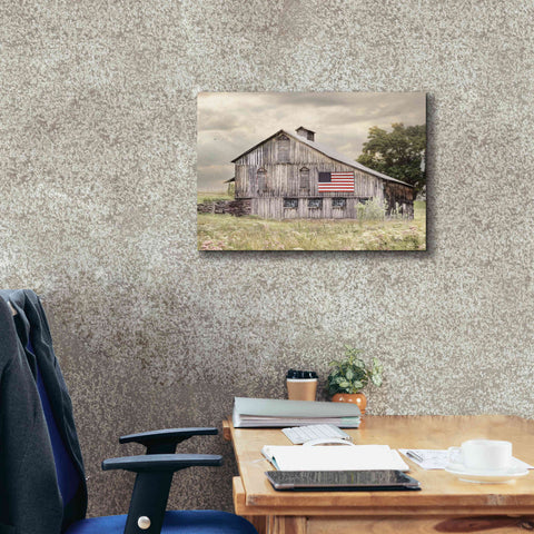 Image of 'Rural Virginia Barn' by Lori Deiter, Canvas Wall Art,26 x 18