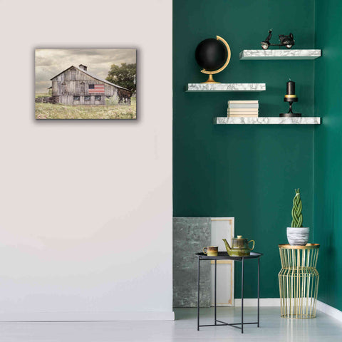 Image of 'Rural Virginia Barn' by Lori Deiter, Canvas Wall Art,26 x 18