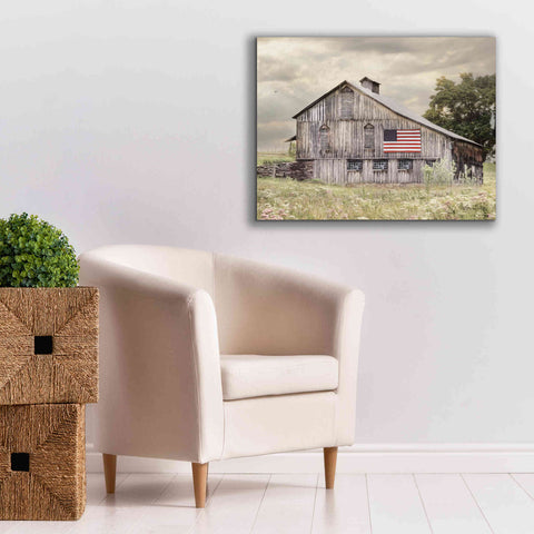 Image of 'Rural Virginia Barn' by Lori Deiter, Canvas Wall Art,34 x 26