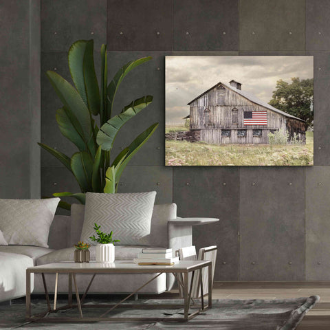 Image of 'Rural Virginia Barn' by Lori Deiter, Canvas Wall Art,54 x 40