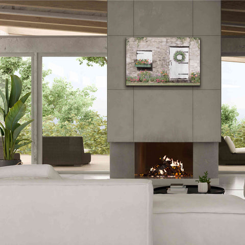 Image of 'Old Stone Cottage' by Lori Deiter, Canvas Wall Art,40 x 26
