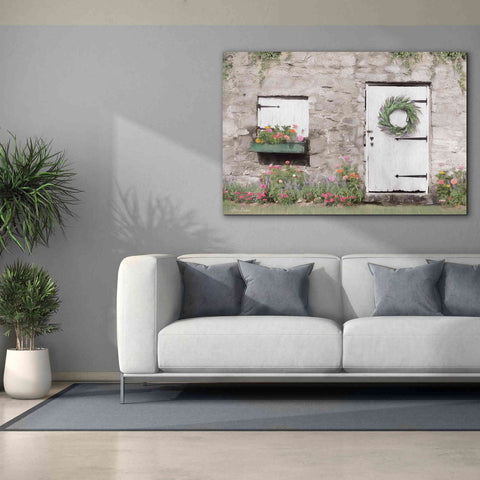 Image of 'Old Stone Cottage' by Lori Deiter, Canvas Wall Art,60 x 40