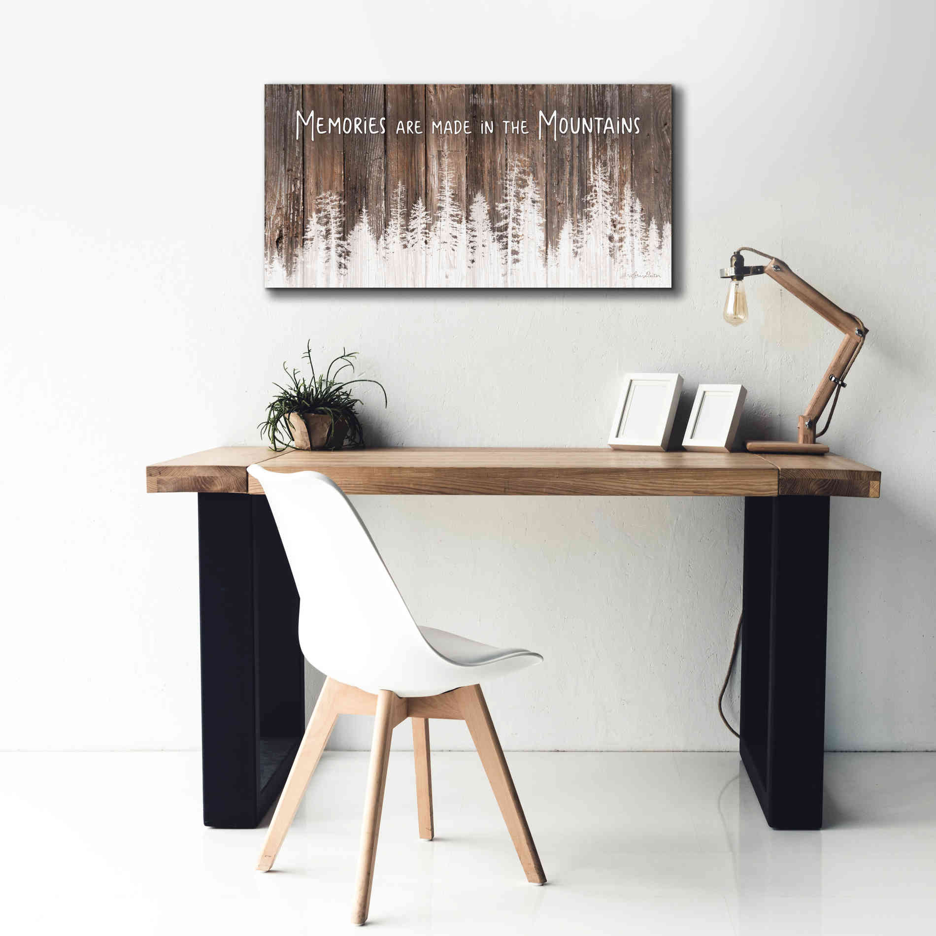 'Mountain Memories' by Lori Deiter, Canvas Wall Art,40 x 20