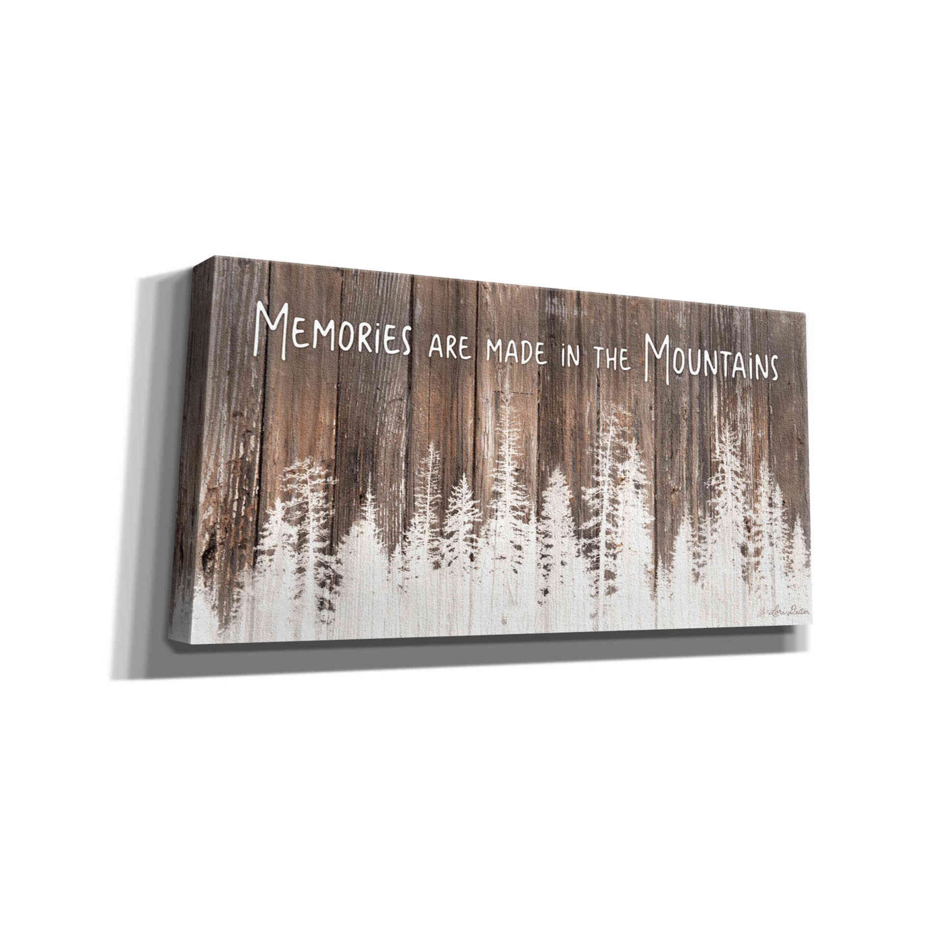 'Mountain Memories' by Lori Deiter, Canvas Wall Art