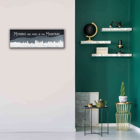 Image of 'Memories are Made in the Mountains' by Lori Deiter, Canvas Wall Art,36 x 12