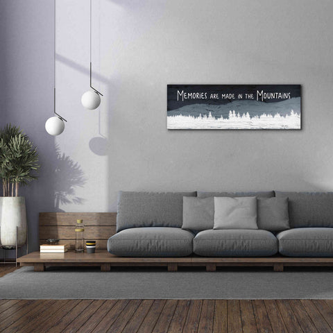 Image of 'Memories are Made in the Mountains' by Lori Deiter, Canvas Wall Art,60 x 20